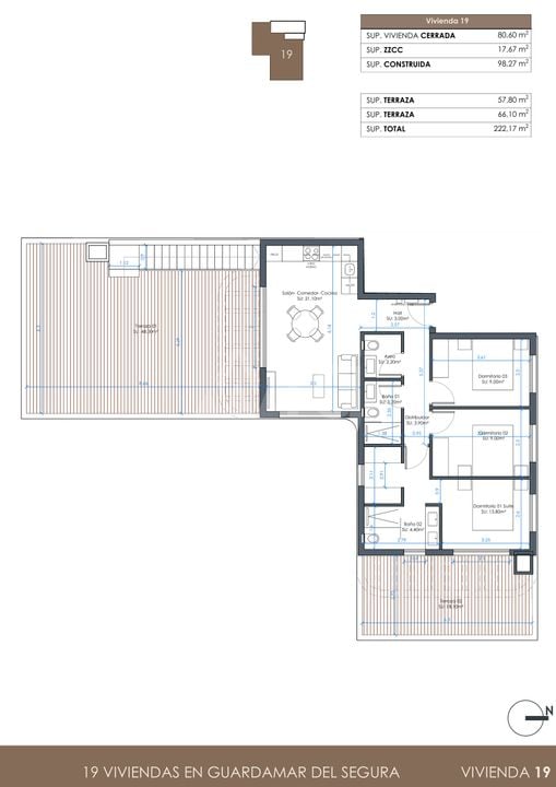 3 bedroom Penthouse in Guardamar del Segura - MRM105203 - Photo 1