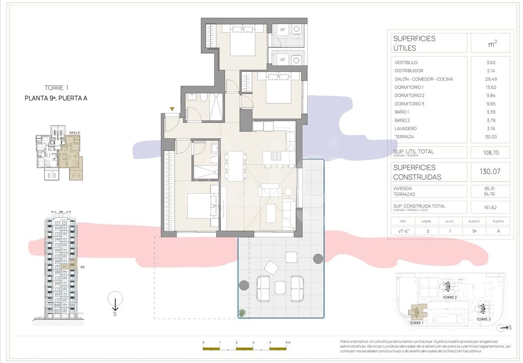 Apartamento de 3 habitaciones en Calpe - CAM113068 - Foto 1