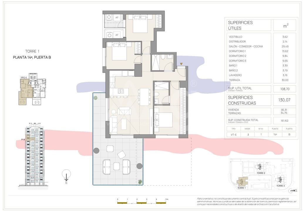 Apartamento de 3 habitaciones en Calpe - CAM113079 - Foto 1