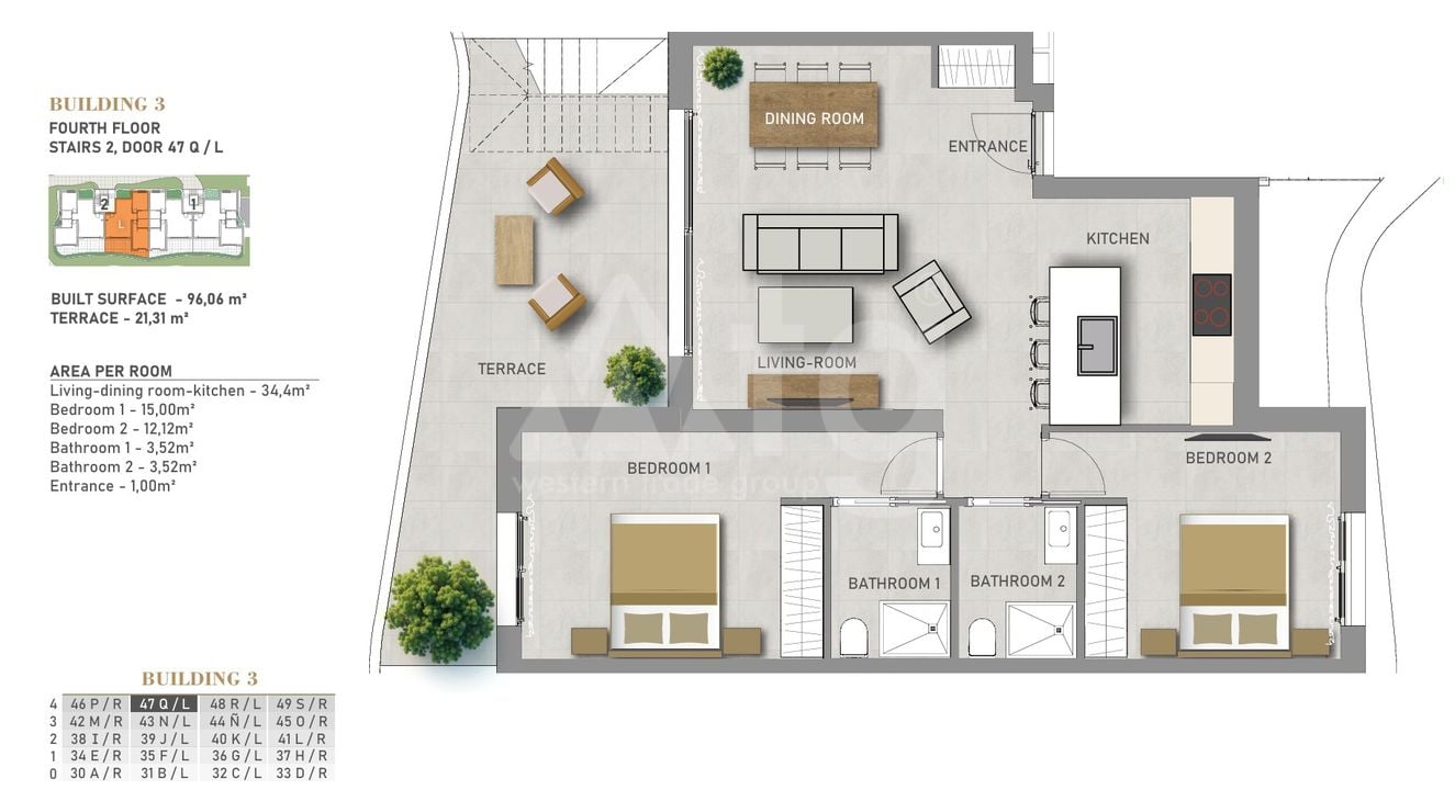2 bedroom Penthouse in Guardamar del Segura - SL114618 - Photo 1