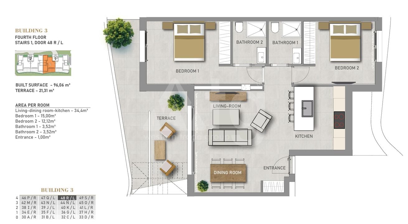 2 bedroom Penthouse in Guardamar del Segura - SL114619 - Photo 1