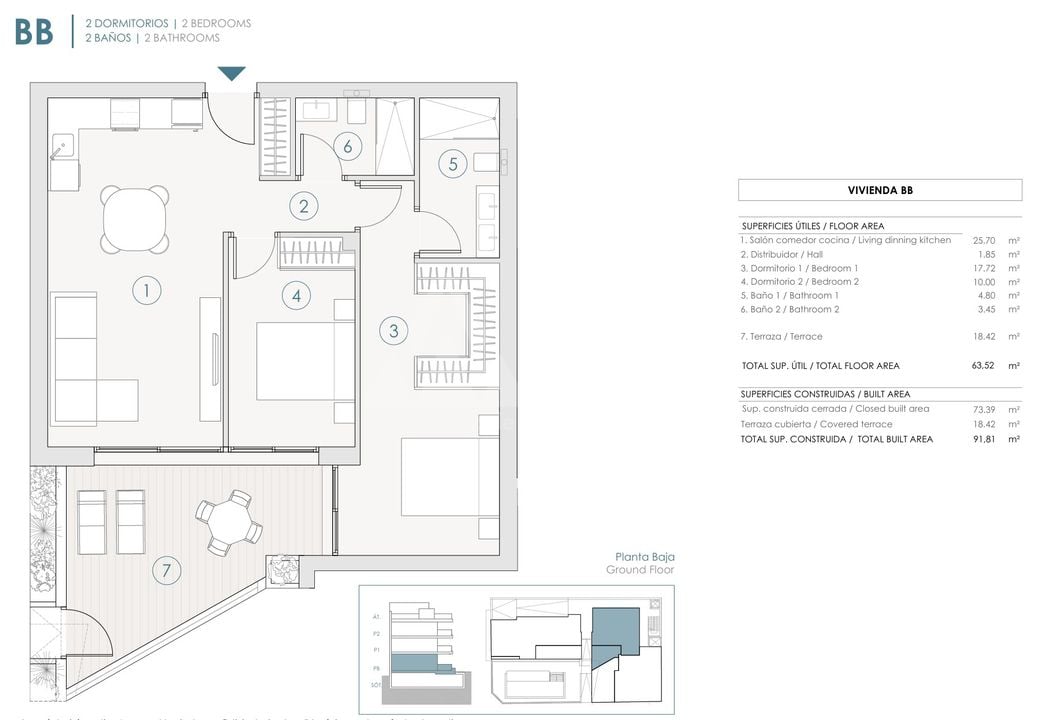 Apartman Benijófar, 2 hálószoba - PHA118017 - Fénykép 1
