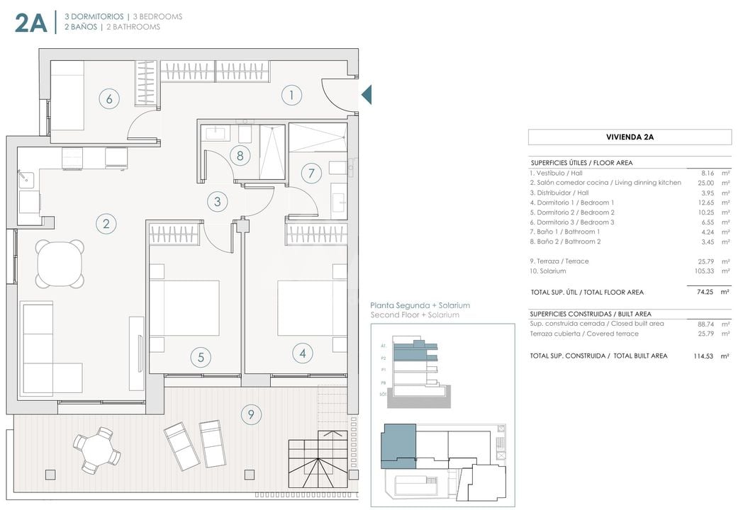 Penthouse Benijófar, 3 hálószoba - PHA118026 - Fénykép 1