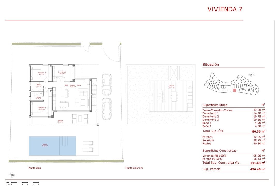 Villa Fuente Alamo, 3 hálószoba - ABL122113 - Fénykép 1
