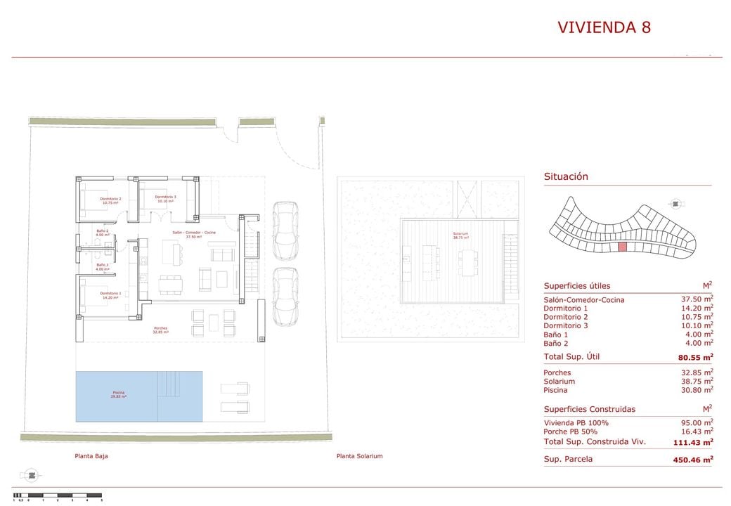 Villa Fuente Alamo, 3 hálószoba - ABL122114 - Fénykép 1