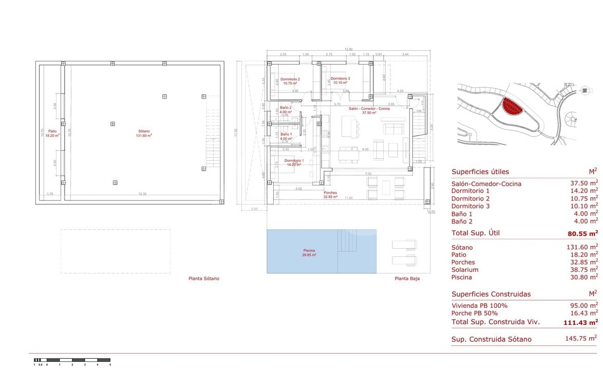 Villa Fuente Alamo, 3 hálószoba - ABL122138 - Fénykép 2