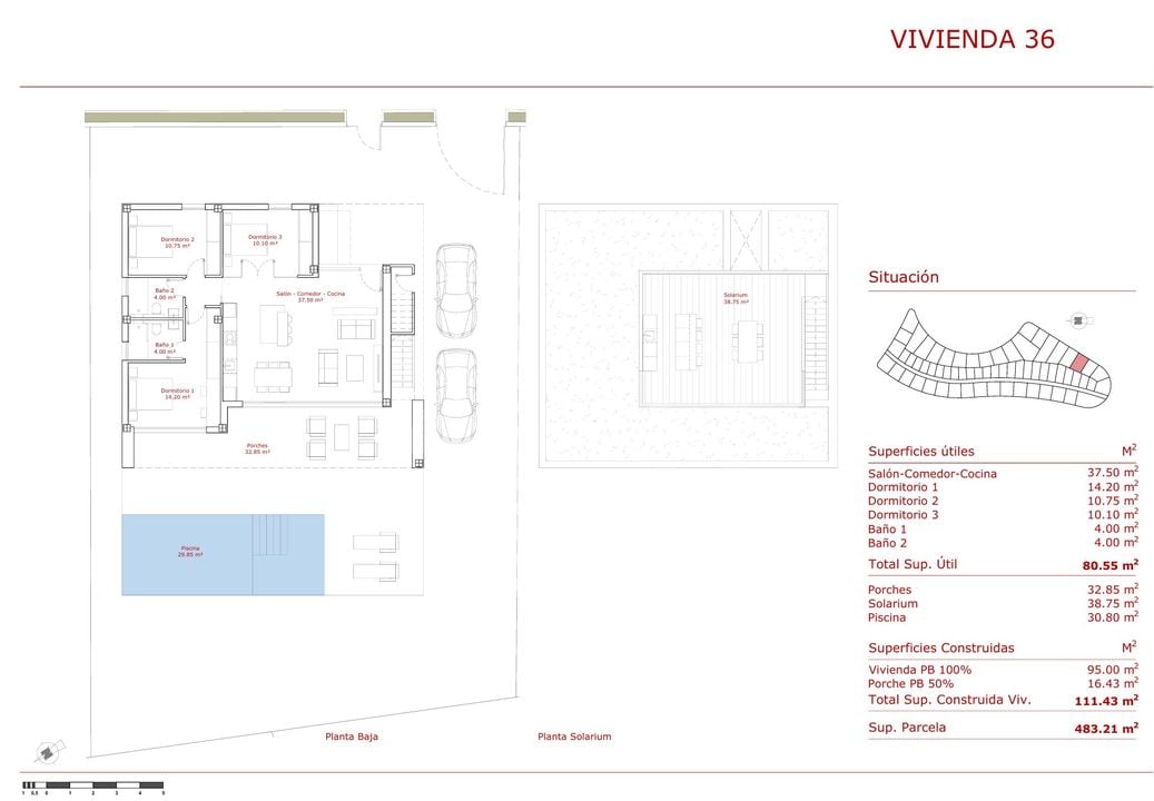 Villa Fuente Alamo, 3 hálószoba - ABL122142 - Fénykép 1