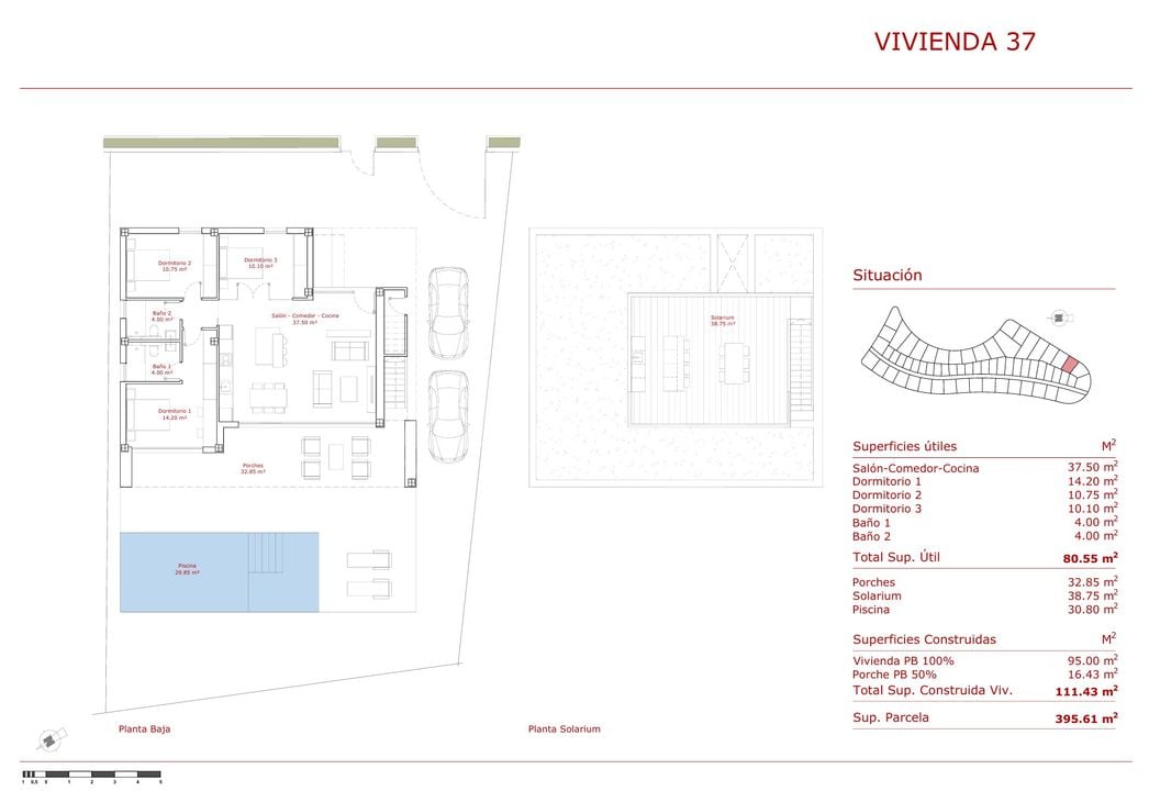 Villa Fuente Alamo, 3 hálószoba - ABL122143 - Fénykép 1