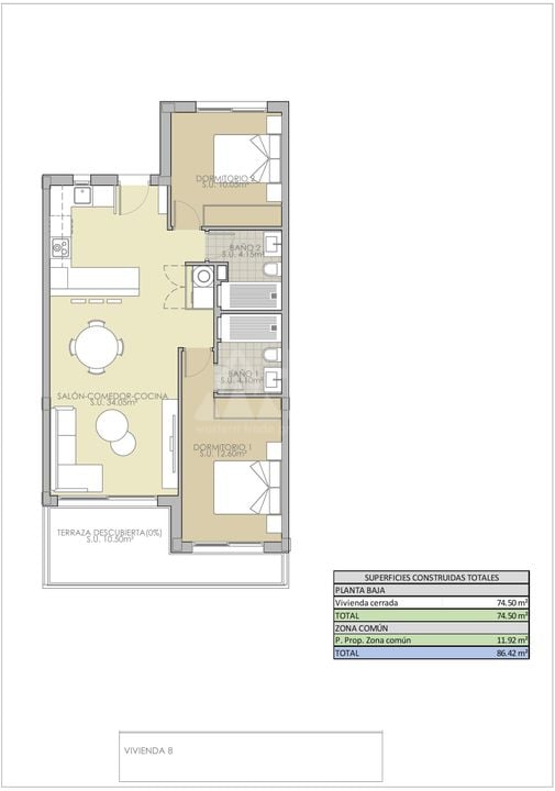 Bungalow Rojales, 2 hálószoba - SLR123452 - Fénykép 1