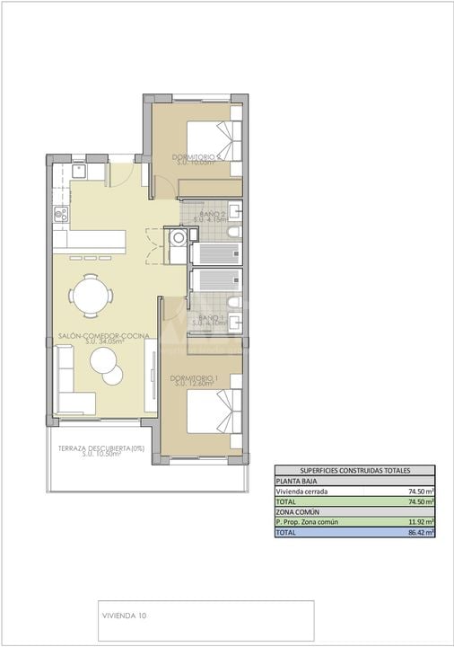Bungalow Rojales, 2 hálószoba - SLR123454 - Fénykép 1