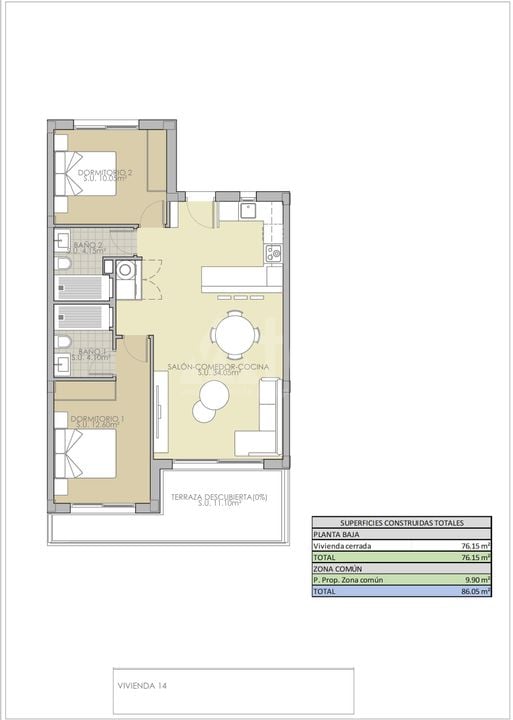 Bungalow Rojales, 2 hálószoba - SLR123458 - Fénykép 1
