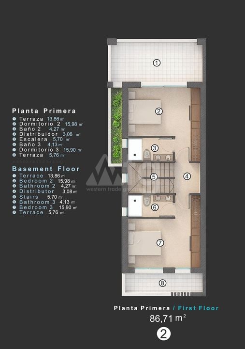 3 bedroom Villa in Villamartin - KR127550 - Photo 3
