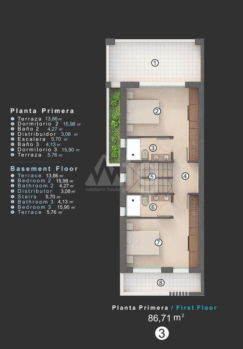 3 bedroom Villa in Villamartin - KR127555 - Photo 3