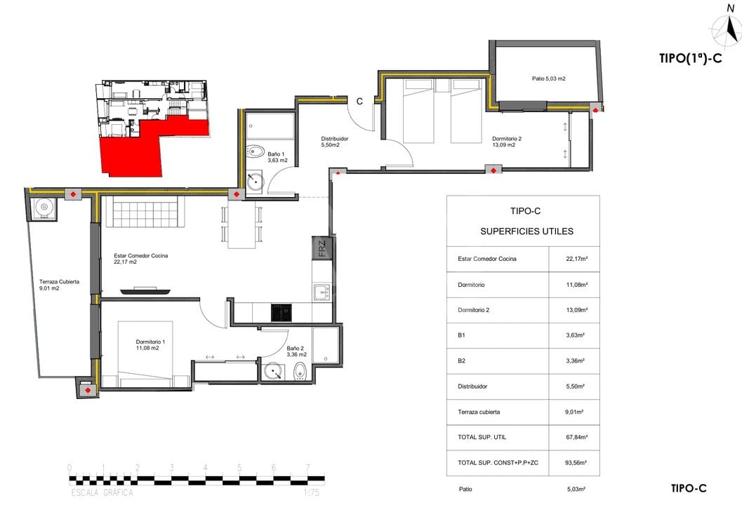 Appartement in Torrevieja, 2 slaapkamers  - TD128899 - Foto 1