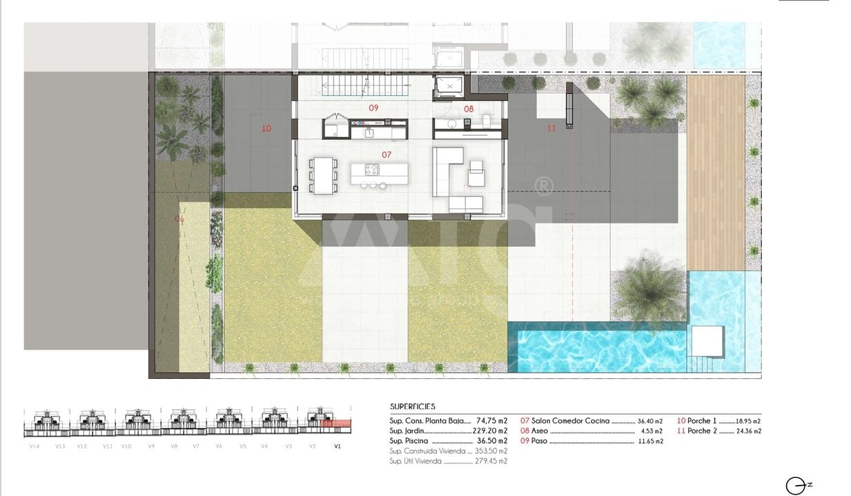 Villa de 3 habitaciones en Aspe - GPF129314 - Foto 3