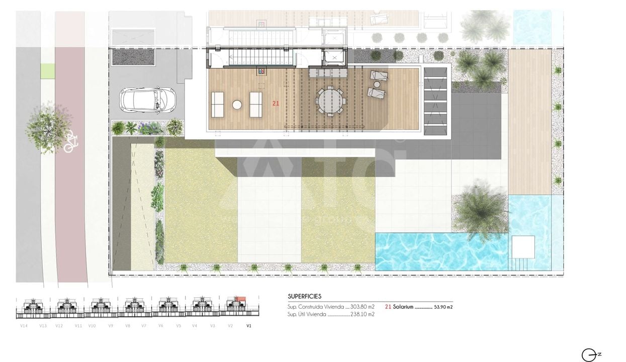 Villa de 3 habitaciones en Aspe - GPF129314 - Foto 5