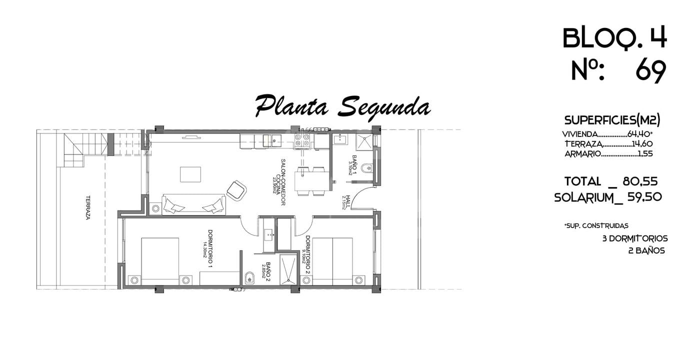 2 bedroom Penthouse in Guardamar del Segura - CN129524 - Photo 1