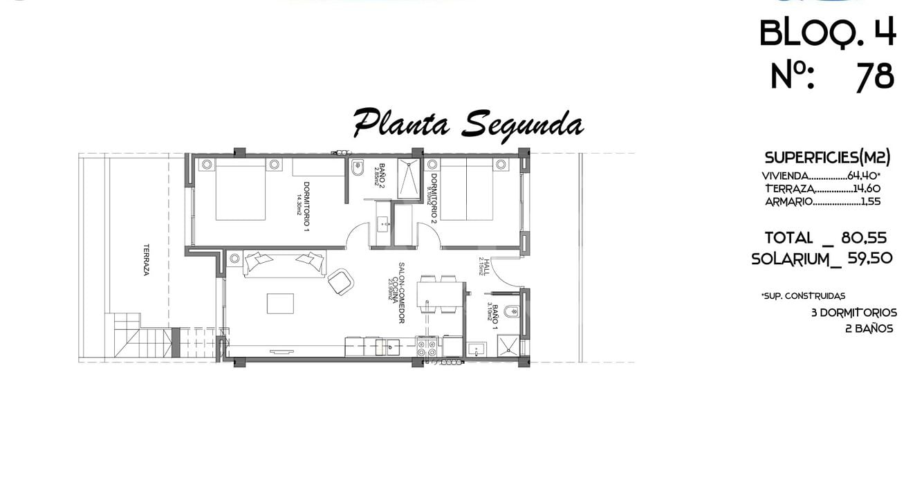 2 bedroom Penthouse in Guardamar del Segura - CN129547 - Photo 1