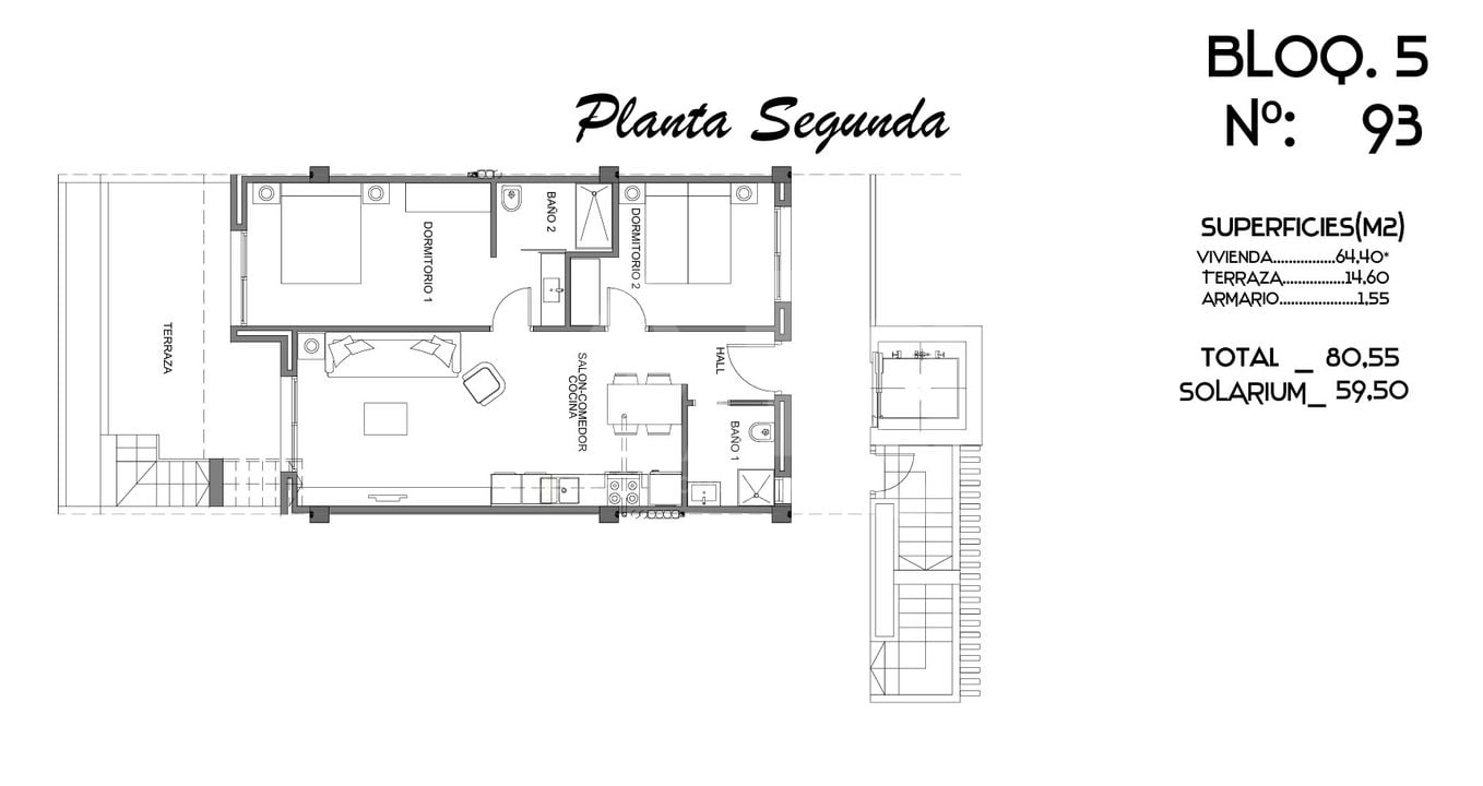 2 bedroom Penthouse in Guardamar del Segura - CN129591 - Photo 1