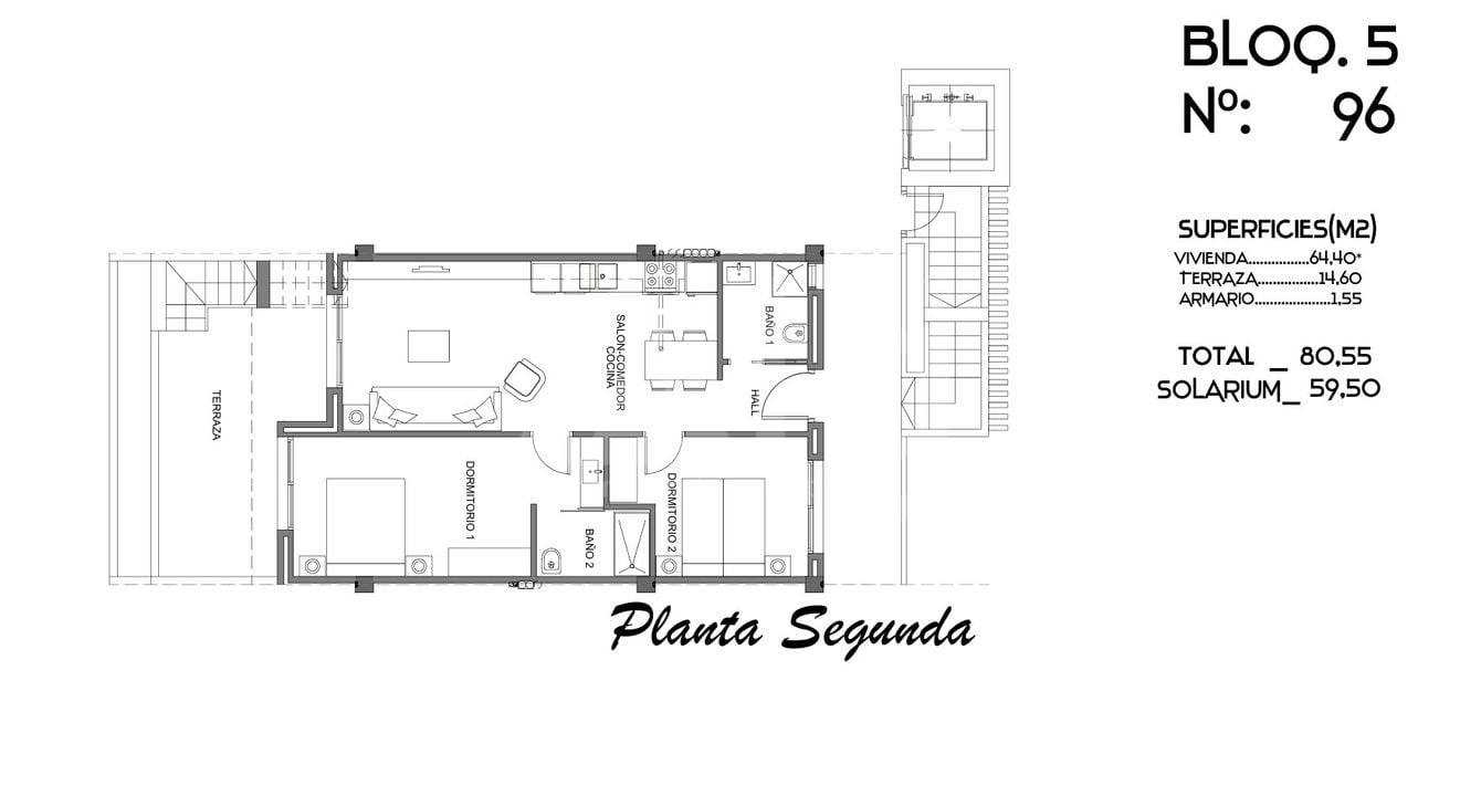 2 bedroom Penthouse in Guardamar del Segura - CN129594 - Photo 1