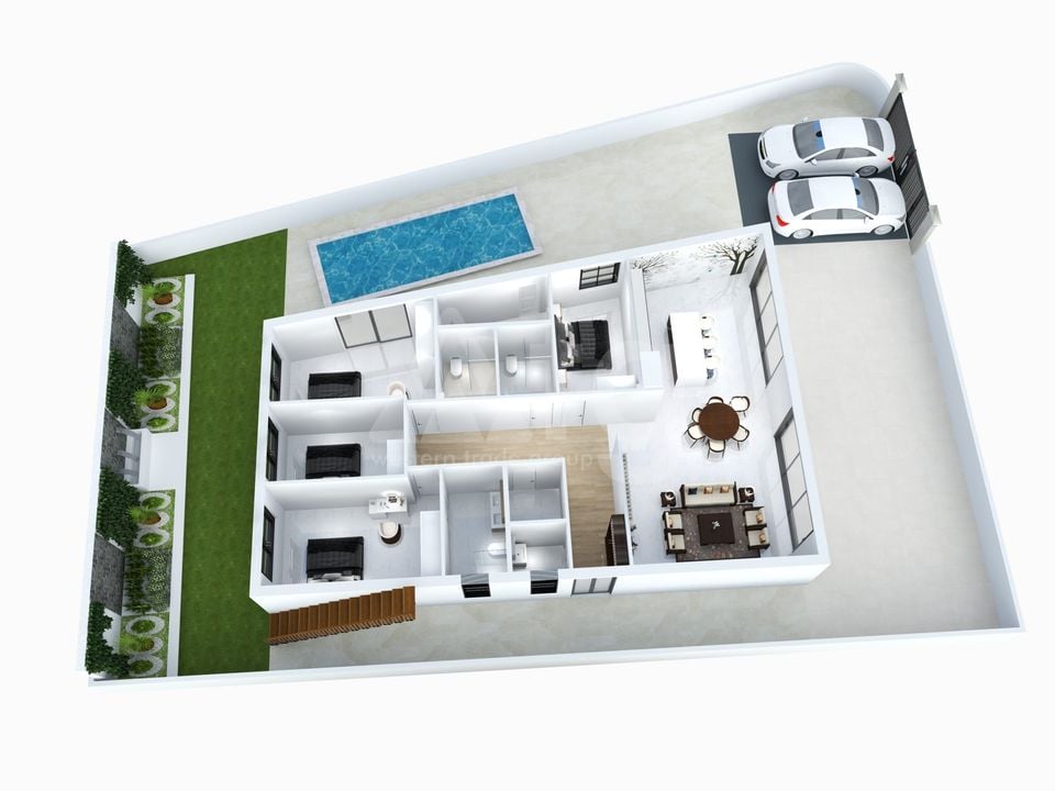 4 bedroom Villa in La Nucia - CMB129926 - Photo 3
