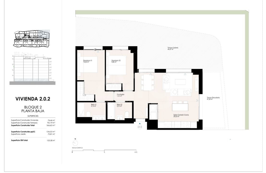 Apartamento de 2 habitaciones en Villajoyosa - EXX130645 - Foto 1