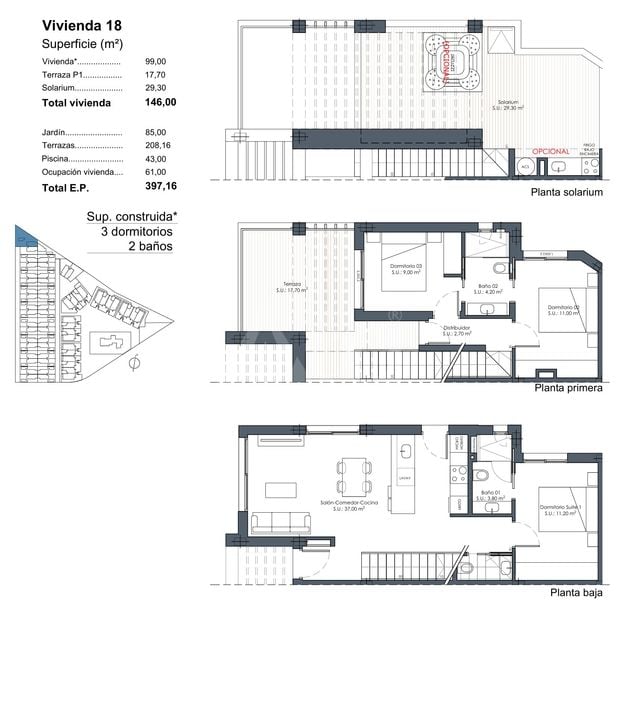 3 Schlafzimmer Villa in Los Alcázares - ARA131218 - Foto 2