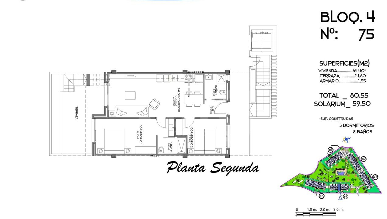 2 bedroom Penthouse in Guardamar del Segura - CN132519 - Photo 1