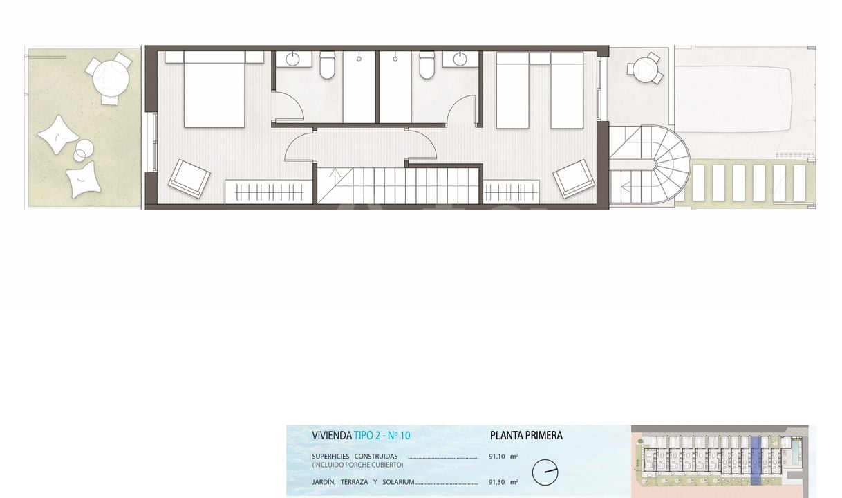 Townhouse de 2 chambres à Pilar de la Horadada - ZLG132724 - Photo 2