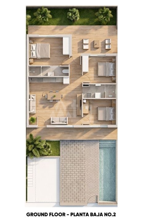 3 bedroom Bungalow in Pilar de la Horadada - GU133374 - Photo 1