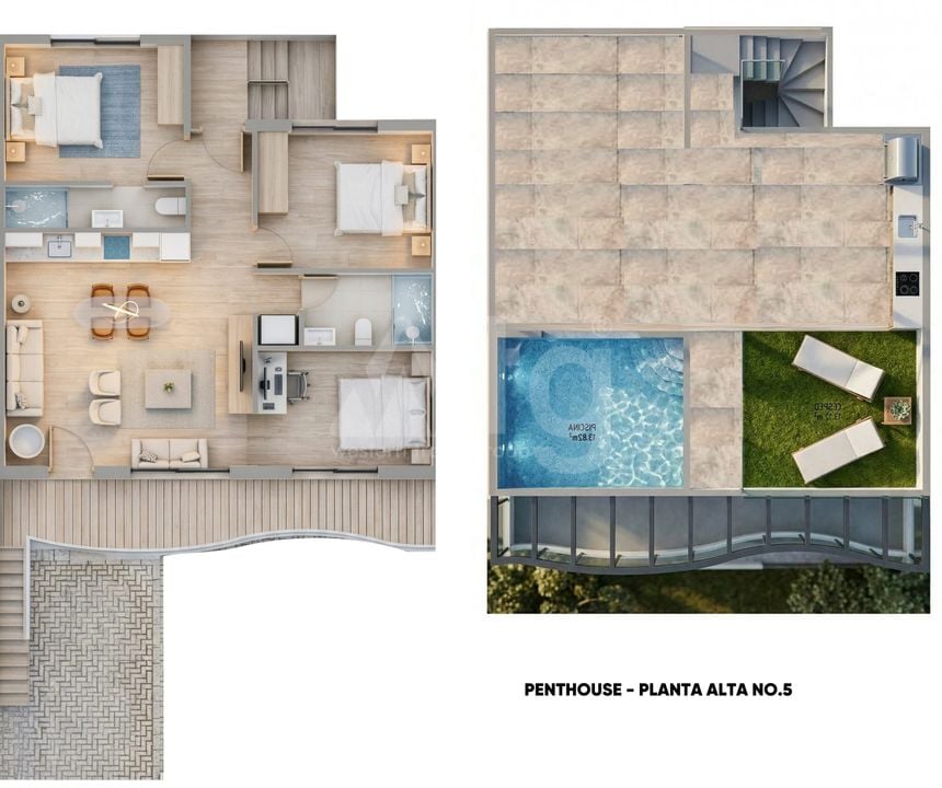 Bungalow de 3 chambres à Pilar de la Horadada - GU133376 - Photo 1