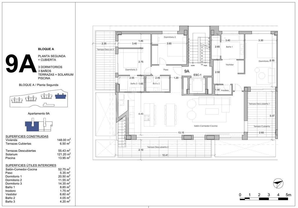 Penthouse in La Nucia, 3 slaapkamers  - MR133987 - Foto 1