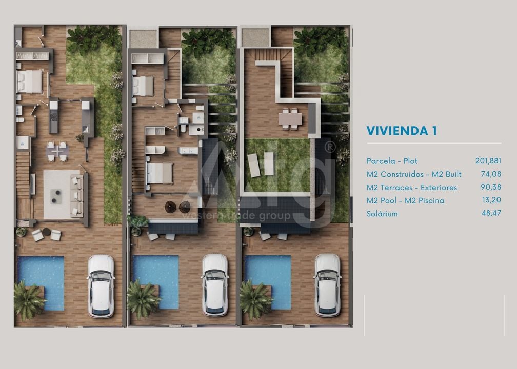 3 bedroom Villa in San Pedro del Pinatar - WD135645 - Photo 1