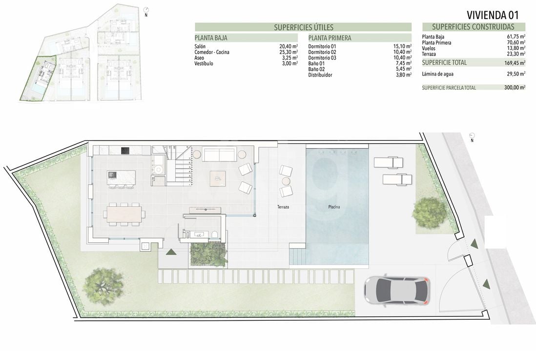 Villa de 3 habitaciones en Villamartin - SE138269 - Foto 1