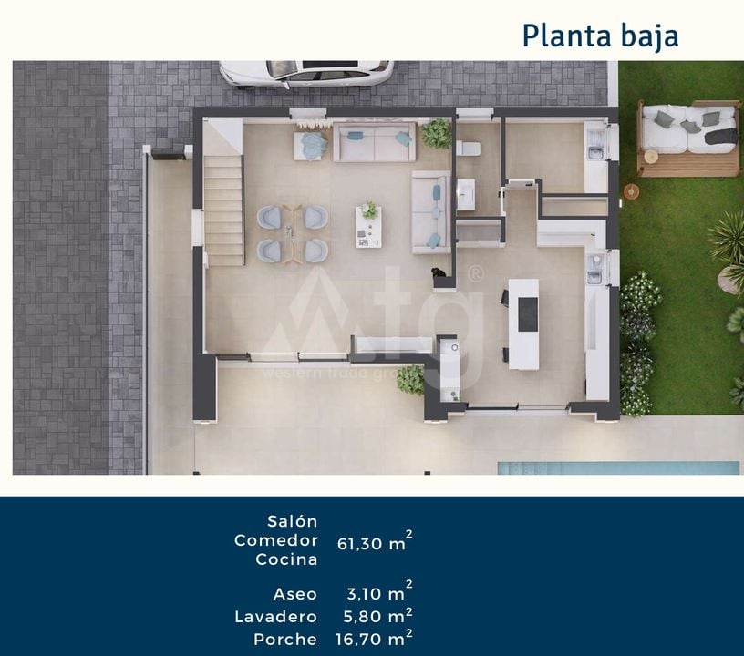 Vilă cu 3 dormitoare în San Juan de Alicante - LCT138903 - Imagini 1
