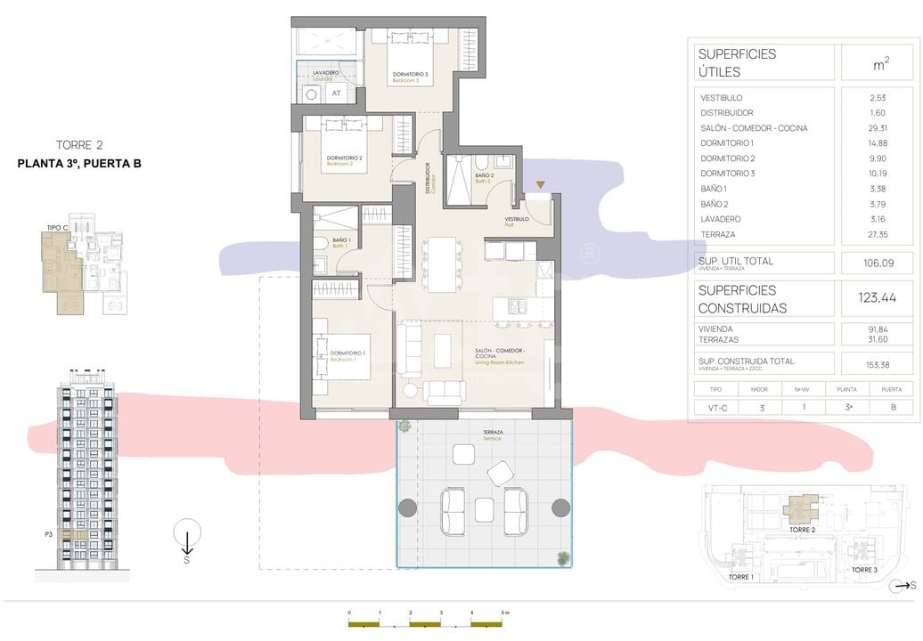 Appartement in Calpe, 3 slaapkamers  - CAM140549 - Foto 1