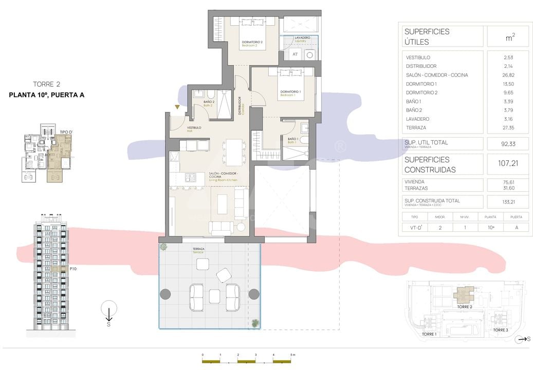 2 bedroom Apartment in Calpe - CAM140557 - Photo 1