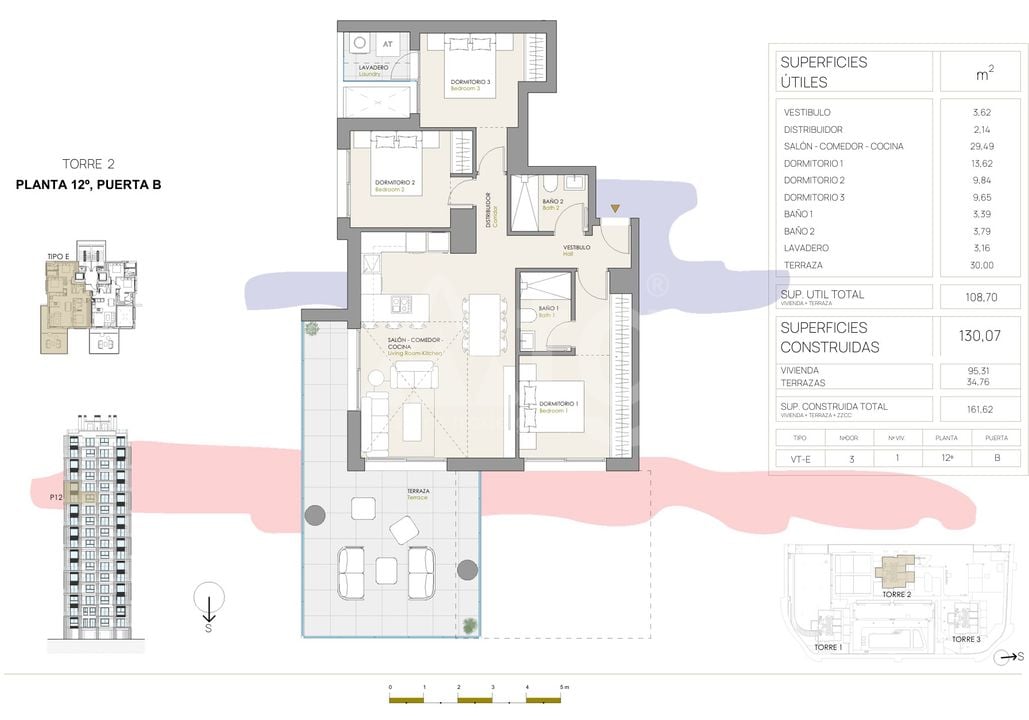 Apartamento de 3 habitaciones en Calpe - CAM140562 - Foto 1