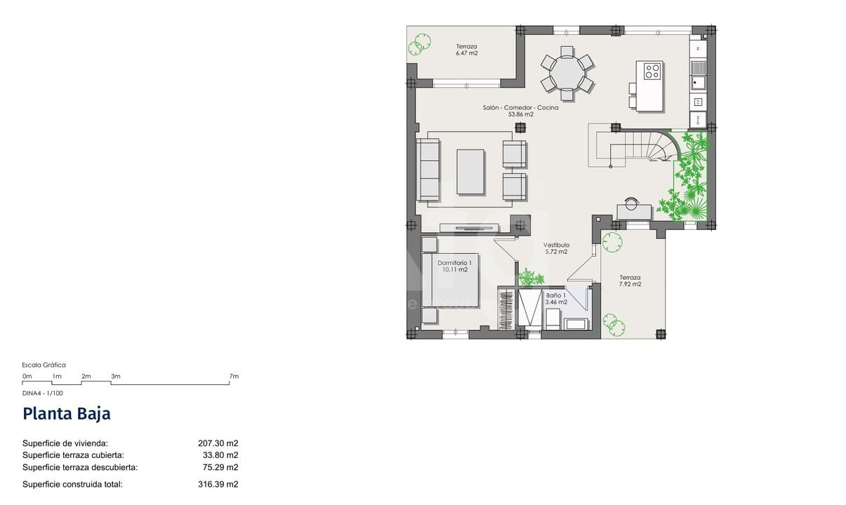 5 bedroom Villa in Finestrat - GMP142103 - Photo 1