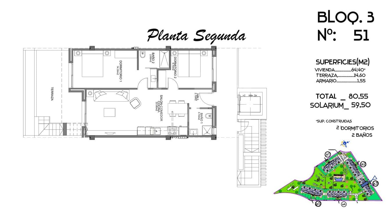 2 bedroom Penthouse in Guardamar del Segura - CN143170 - Photo 1