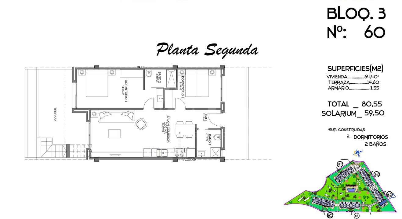 2 bedroom Penthouse in Guardamar del Segura - CN143183 - Photo 1