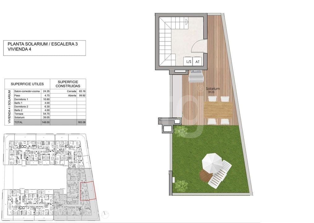 2 bedroom Penthouse in Santa Pola - US143200 - Photo 2
