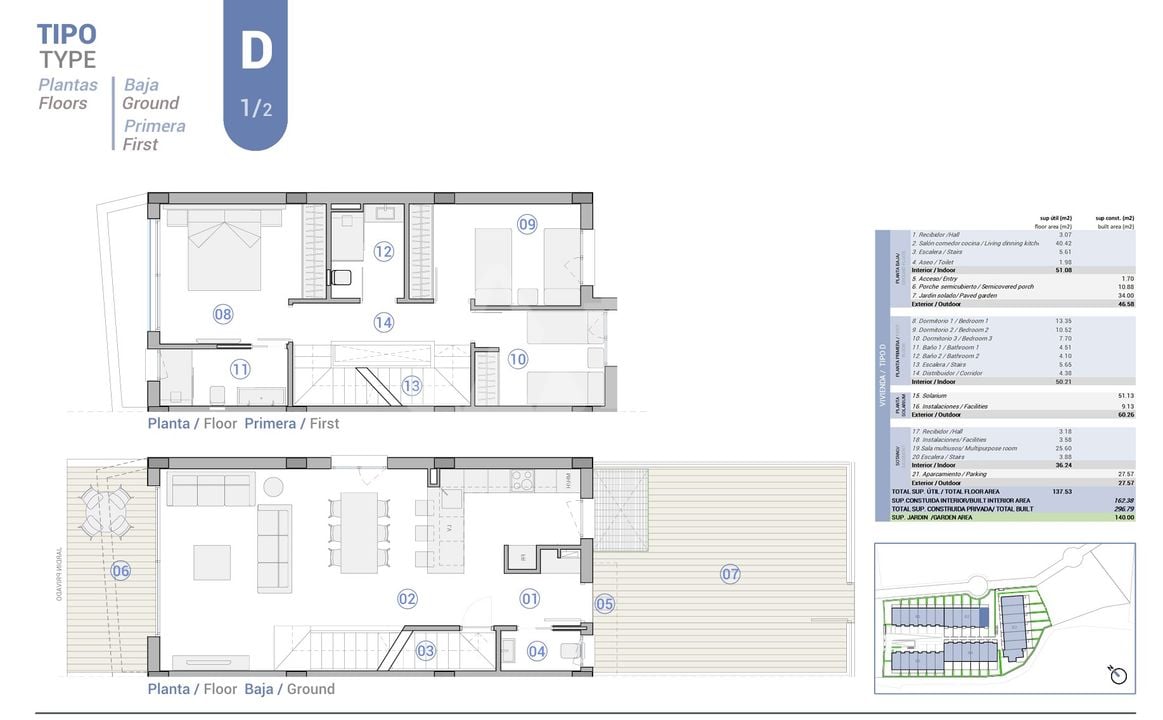 3 Schlafzimmer Reihenhaus in El Campello - HS144392 - Foto 1