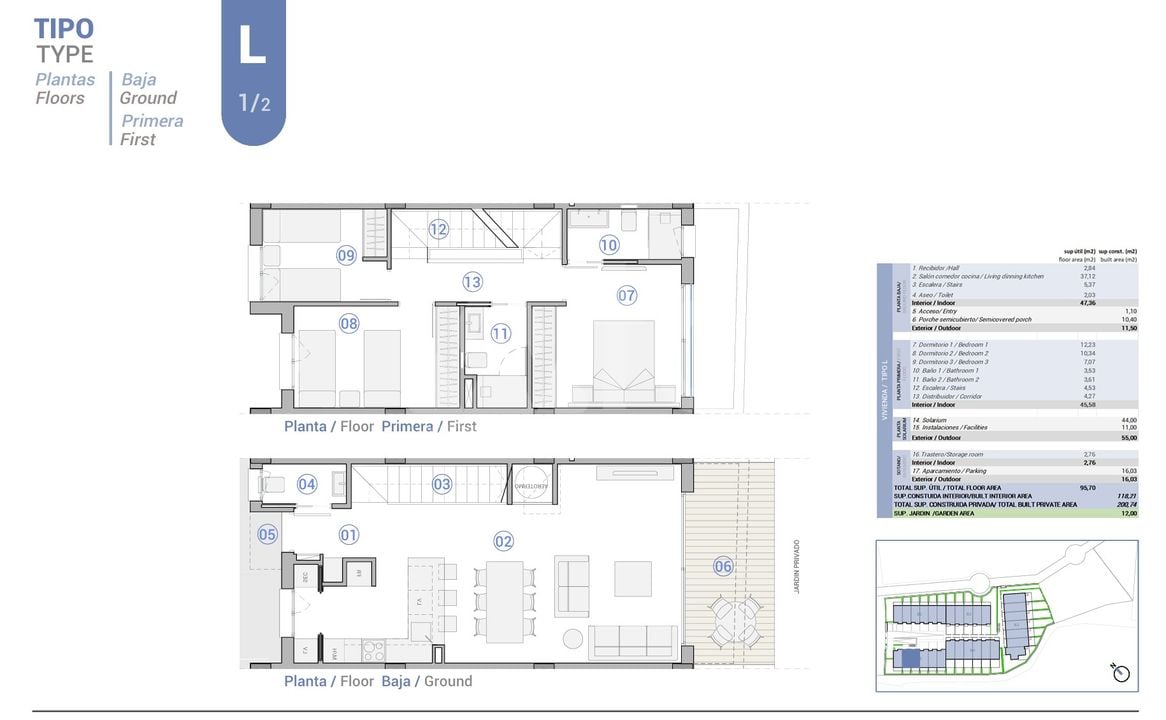 3 Schlafzimmer Reihenhaus in El Campello - HS144400 - Foto 1