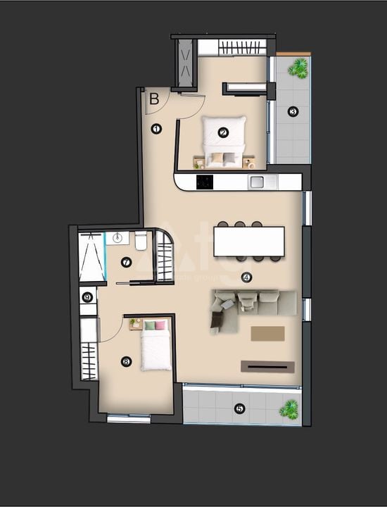 2 bedroom Apartment in Torrevieja - KR145267 - Photo 2