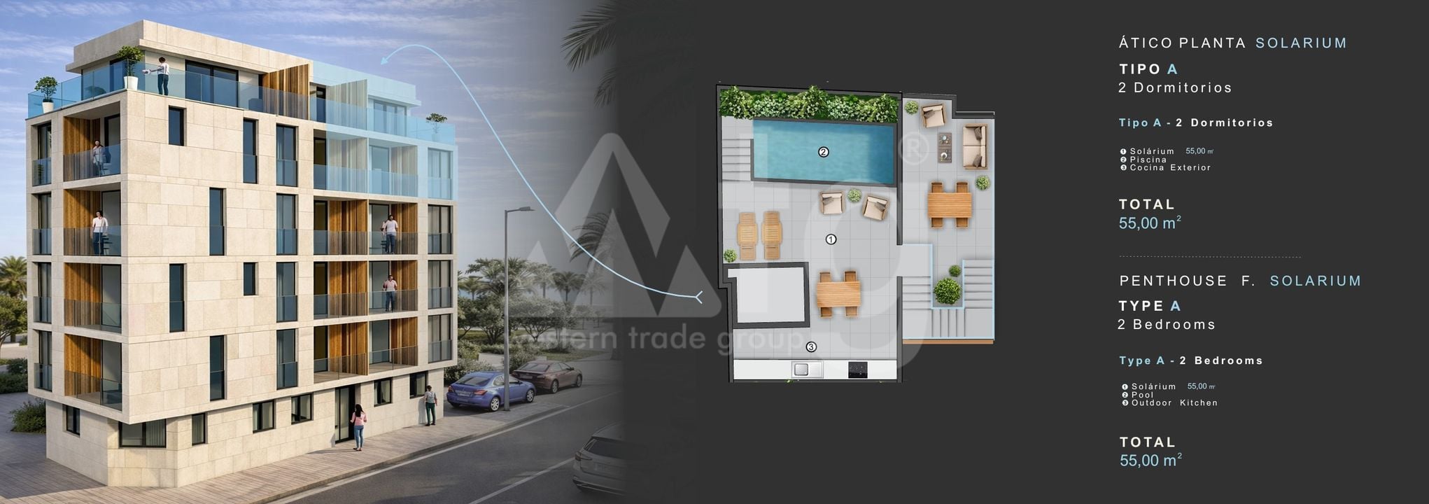 2 bedroom Penthouse in Torrevieja - KR145269 - Photo 3