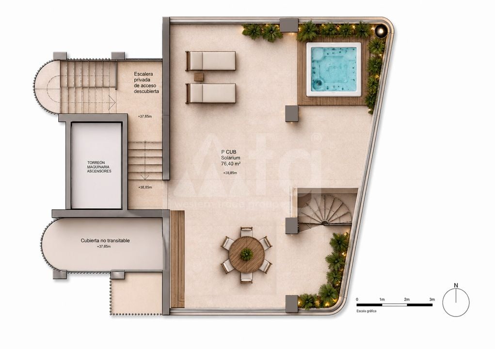 2 bedroom Penthouse in Calpe - GTG147670 - Photo 4