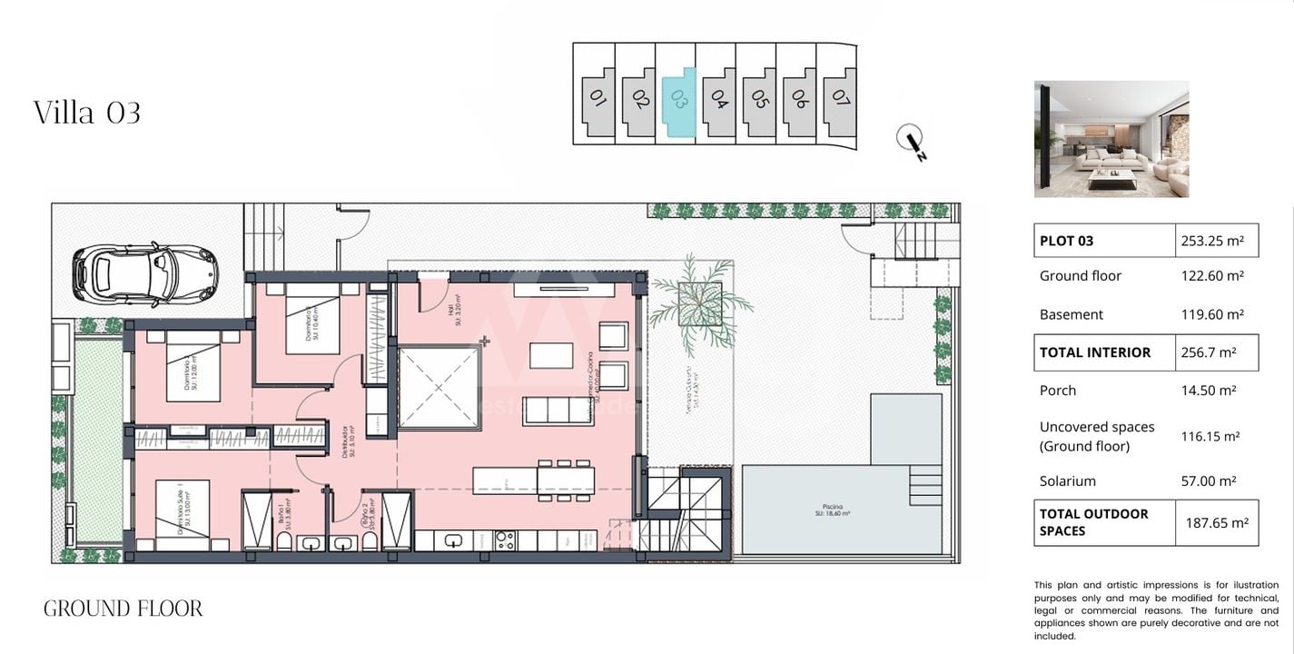 3 Schlafzimmer Villa in Santa Rosalia - SRA149722 - Foto 1