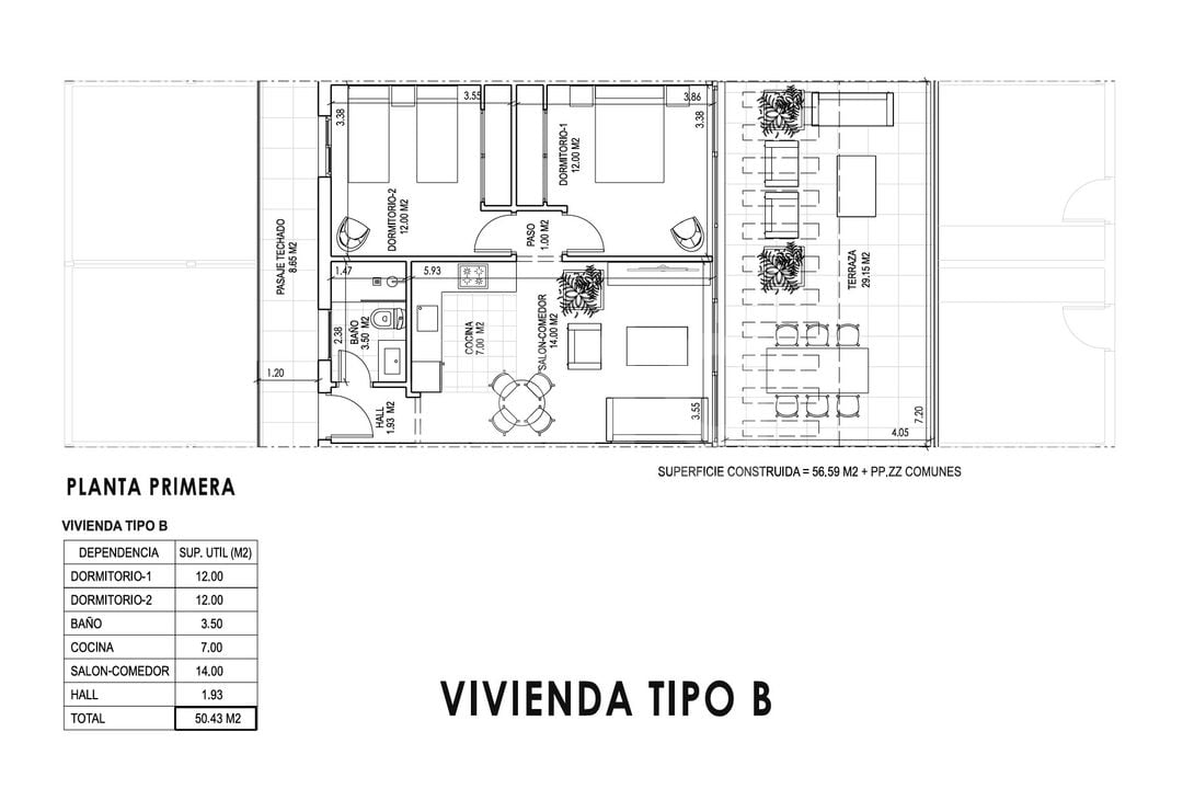 2 bedroom Apartment in Vera - WD149901 - Photo 2