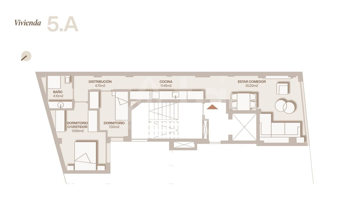 Apartamento de 2 habitaciones en Lorca - REL153030 - Foto 2